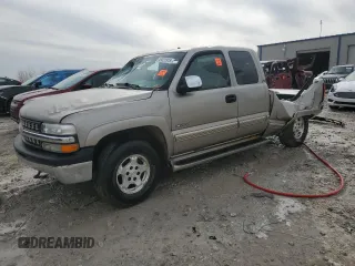 2002 Chevrolet Silverado 1500 LS with VIN 2GCEK19T821199003, listed as a Copart auction lot 49421915 with Not Provided miles and Clean Title. Bid and sale history available at carsss.com. Image 1.