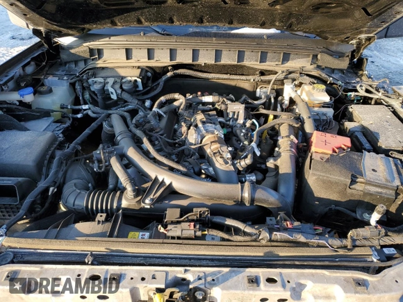 2022 Ford Bronco with VIN 1FMEE5DP9NLB55644, listed as a Copart auction lot 42320845 with 27,169 mi miles and Salvage Title. Bid and sale history available at DreamBid. Image 12.