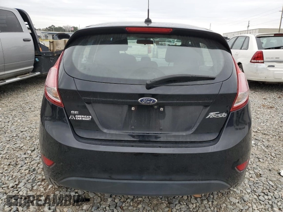 2018 Ford Fiesta SE with VIN 3FADP4EJ9JM105808, listed as a Copart auction lot 87927755 with 104,055 mi miles and Salvage Title. Bid and sale history available at DreamBid. Image 6.