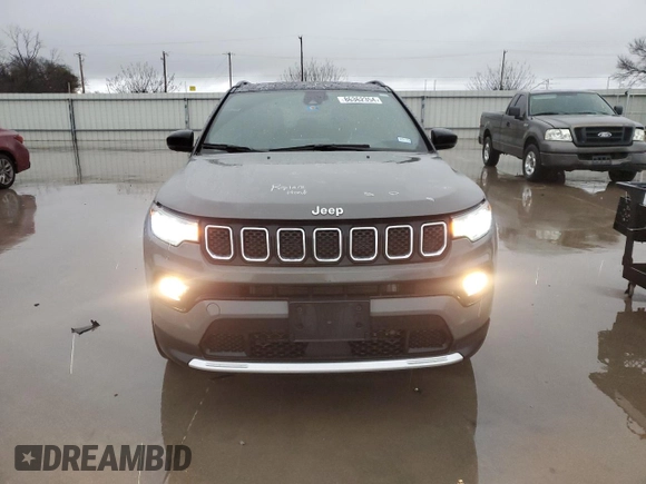 2023 Jeep Compass (RED) Edition with VIN 3C4NJDCN3PT542496, listed as a Copart auction lot 86362354 with 16,740 mi miles and Clean Title. Bid and sale history available at carsss.com. Image 5.