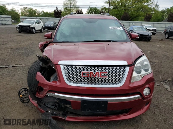 2012 GMC Acadia Denali z VIN 1GKKVTED5CJ204030, wystawiony jako Copart lot #56695775 z przebiegiem 77 717 mil mil oraz Szkoda całkowita • Salvage title. Historia ofert i sprzedaży dostępna na DreamBid. Obrazek 5.