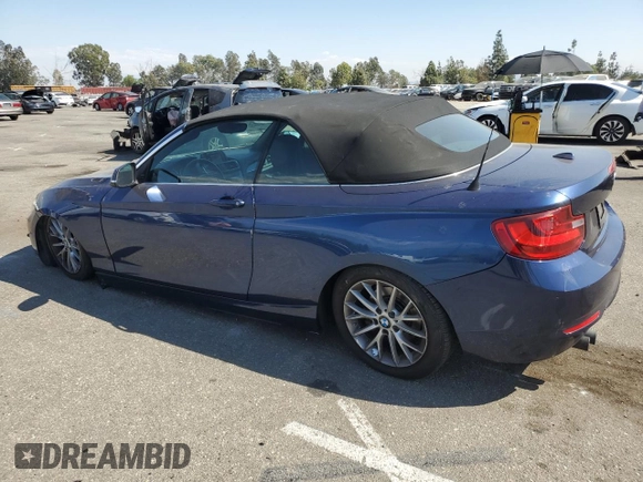 2016 BMW 2 Series 228i with VIN WBA1K9C52GV322739, listed as a Copart auction lot 73714944 with 132,853 mi miles and Salvage Title. Bid and sale history available at carsss.com. Image 2.
