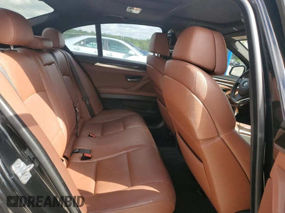 2013 BMW 5 Series 535i with VIN WBAFR7C57DC829343, listed as a Copart auction lot 61143005 with 127,779 mi miles and Salvage title. Bid and sale history available at DreamBid. Image 10.