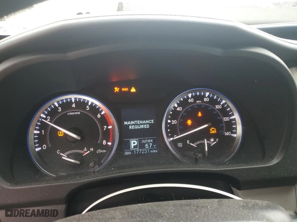2016 Toyota Highlander LE with VIN 5TDZARFH9GS018283, listed as a Copart auction lot 47402305 with 177,231 mi miles and Salvage Title. Bid and sale history available at carsss.com. Image 9.