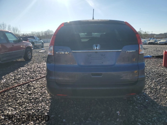 2013 Honda CR-V EX with VIN 2HKRM4H58DH642168, listed as a Copart auction lot 45562155 with 172,189 mi miles and Salvage Title. Bid and sale history available at DreamBid. Image 6.