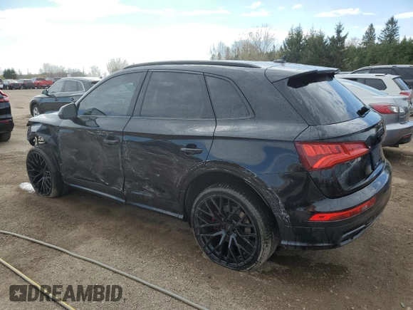 2019 Audi SQ5 Premium with VIN WA1A4AFY8K2002611, listed as a Copart auction lot 55747525 with 99,181 mi miles and Salvage title. Bid and sale history available at DreamBid. Image 2.