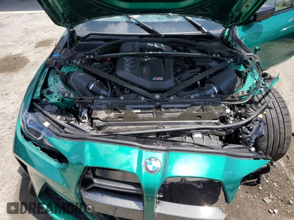 2024 BMW M4 Competition xDrive with VIN WBS43AZ0XRCR90189, listed as a Copart auction lot 54363595 with Not provided miles and Non repairable. Bid and sale history available at DreamBid. Image 11.