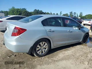 2012 Honda Civic LX z VIN 19XFB2F59CE078873, wystawiony jako Copart lot #58323605 z przebiegiem 210 080 mil mil oraz Czysty tytuł • Clean title. Historia ofert i sprzedaży dostępna na DreamBid. Obrazek 3.