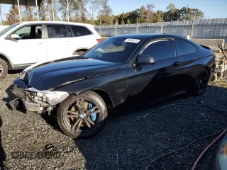2014 BMW 4 Series 435i with VIN WBA3R1C56EK191111, listed as a Copart auction lot 76946514 with 107,094 mi miles and Salvage Title. Bid and sale history available at carsss.com. Image 1.