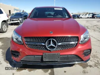 2019 Mercedes-Benz GLC with VIN WDC0J6EB0KF609884, listed as a Copart auction lot 46167775 with 43,011 mi miles and Salvage Title. Bid and sale history available at carsss.com. Image 5.