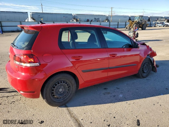 2011 Volkswagen Golf TDI with VIN WVWNM7AJ5BW044618, listed as a Copart auction lot 86911214 with 164,100 mi miles and Salvage Title. Bid and sale history available at carsss.com. Image 3.