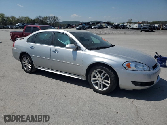 2016 Chevrolet Impala LTZ with VIN 2G1WC5E33G1123591, listed as a Copart auction lot 52493685 with 105,069 mi miles and Salvage title. Bid and sale history available at DreamBid. Image 4.