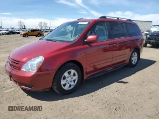 2008 Kia Sedona EX with VIN KNDMB233386236082, listed as a Copart auction lot 54784515 with 50,787 mi miles and Salvage Title. Bid and sale history available at carsss.com. Image 1.