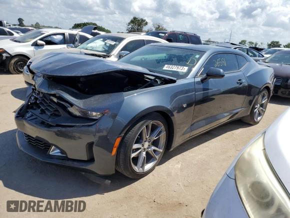2019 Chevrolet Camaro 1LT with VIN 1G1FB1RS4K0154186, listed as a Copart auction lot 46327973 with 26,591 mi miles. Bid and sale history available at carsss.com. Image 1.