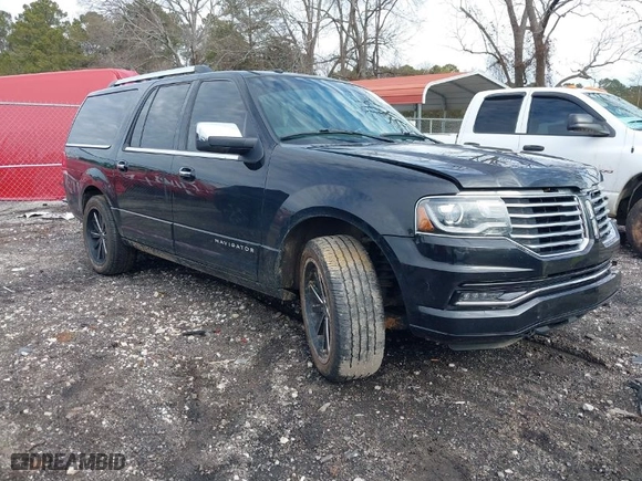 2016 Lincoln Navigator L Select with VIN 5LMJJ3JT3GEL08250, listed as a IAAI auction lot 41458595 with 290,005 mi miles. Bid and sale history available at carsss.com. Image 1.