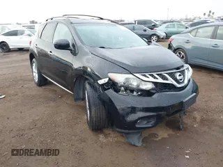 2014 Nissan Murano SV with VIN JN8AZ1MU3EW411267, listed as a IAAI auction lot 41758581 with 120,907 mi miles and . Bid and sale history available at carsss.com. Image 1.