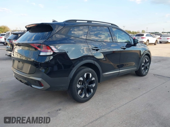 2023 Kia Sportage X-Line with VIN 5XYK6CAF8PG022151, listed as a IAAI auction lot 41676718 with 50,061 mi miles. Bid and sale history available at carsss.com. Image 4.