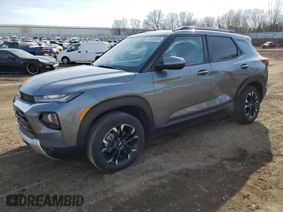 2021 Chevrolet TrailBlazer LT with VIN KL79MRSL6MB172824, listed as a Copart auction lot 49166385 with 79,168 mi miles and Salvage Title. Bid and sale history available at DreamBid. Image 1.