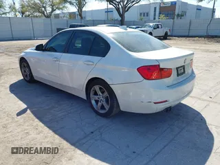 2014 BMW 3 Series 328i with VIN WBA3A5C52EF604861, listed as a IAAI auction lot 41701480 with Not Provided miles. Bid and sale history available at carsss.com. Image 3.