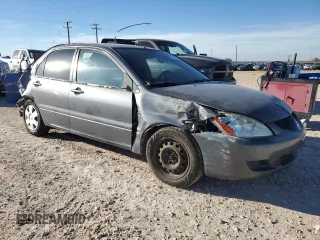 2005 Mitsubishi Lancer ES with VIN JA3AJ26E55U005743, listed as a Copart auction lot 82231684 with 204,438 mi miles and Salvage Title. Bid and sale history available at carsss.com. Image 4.