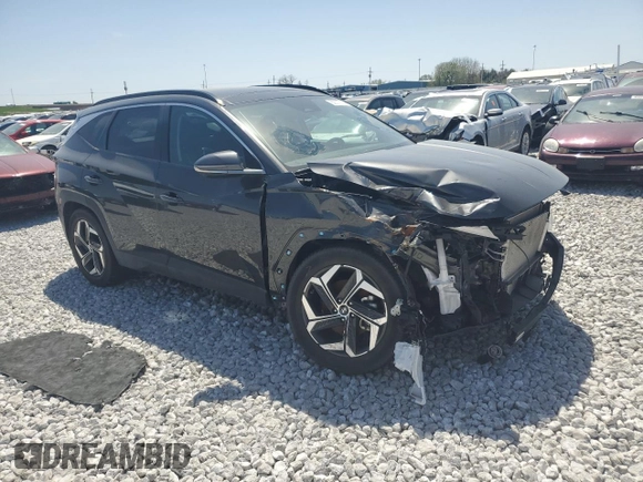 2022 Hyundai Tucson Limited with VIN 5NMJE3AE8NH102350, listed as a Copart auction lot 82377114 with 35,274 mi miles and Salvage title. Bid and sale history available at DreamBid. Image 4.