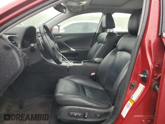 2006 Lexus IS 250 with VIN JTHBK262X65013954, listed as a Copart auction lot 55437155 with 158,395 mi miles and Clean Title. Bid and sale history available at DreamBid. Image 7.