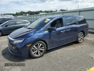 2024 Honda Odyssey Touring with VIN 5FNRL6H82RB026707, listed as a Copart auction lot 60662075 with Not provided miles and Salvage title. Bid and sale history available at DreamBid. Image 1.