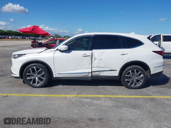 2023 Acura MDX w/Technology Package with VIN 5J8YD9H49PL005534, listed as a IAAI auction lot 41597347 with 14,950 mi miles. Bid and sale history available at carsss.com. Image 14.