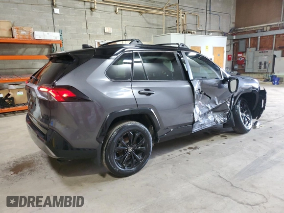 2022 Toyota RAV4 Hybrid XSE with VIN 4T3E6RFV1NU096090, listed as a Copart auction lot 53602885 with 39,077 mi miles and Clean title. Bid and sale history available at DreamBid. Image 3.