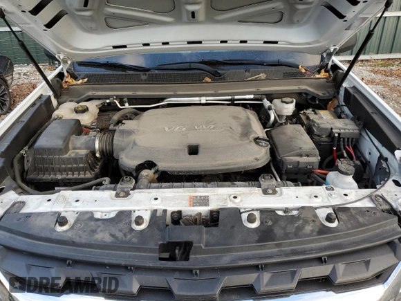 2021 Chevrolet Colorado 4WD Work Truck with VIN 1GCGTBEN3M1130067, listed as a Copart auction lot 80538984 with 54,124 mi miles and Salvage title. Bid and sale history available at DreamBid. Image 11.