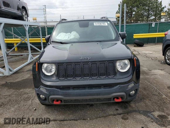 2020 Jeep Renegade Trailhawk z VIN ZACNJBC16LPM03446, wystawiony jako Copart lot #51258785 z przebiegiem 27 683 mil mil oraz Szkoda całkowita • Salvage title. Historia ofert i sprzedaży dostępna na DreamBid. Obrazek 5.