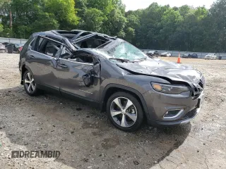2021 Jeep Cherokee Limited with VIN 1C4PJLDX4MD187701, listed as a Copart auction lot 60745705 with Not provided miles and Non repairable. Bid and sale history available at DreamBid. Image 4.