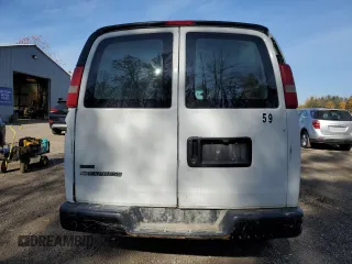 2010 Chevrolet Express Cargo with VIN 1GCZGFBA4A1125414, listed as a Copart auction lot 76663274 with Not provided miles and Salvage title. Bid and sale history available at DreamBid. Image 6.