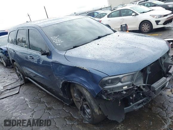2021 Dodge Durango GT Plus with VIN 1C4RDHDG9MC639905, listed as a IAAI auction lot 41743821 with 102,328 mi miles and . Bid and sale history available at DreamBid. Image 1.