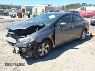 2015 Honda Civic Sedan LX with VIN 19XFB2F57FE030308, listed as a IAAI auction lot 41858216 with 190,293 mi miles. Bid and sale history available at carsss.com. Image 17.