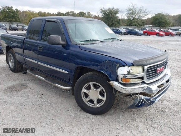 2004 GMC Sierra 1500 SLE with VIN 2GTEC19T641367379, listed as a IAAI auction lot 41474575 with 292,109 mi miles. Bid and sale history available at carsss.com. Image 1.