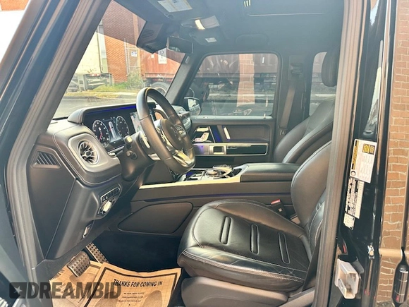 2023 Mercedes-Benz G 550 with VIN W1NYC6BJ8PX461153, listed as a Copart auction lot 80594484 with 15,655 mi miles and Non Repairable. Bid and sale history available at DreamBid. Image 12.