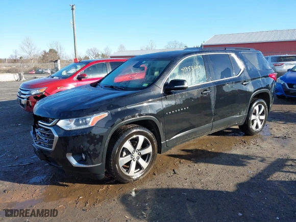 2019 Chevrolet Traverse LT Leather with VIN 1GNEVHKW3KJ230210, listed as a IAAI auction lot 41453033 with 98,416 mi miles. Bid and sale history available at carsss.com. Image 2.