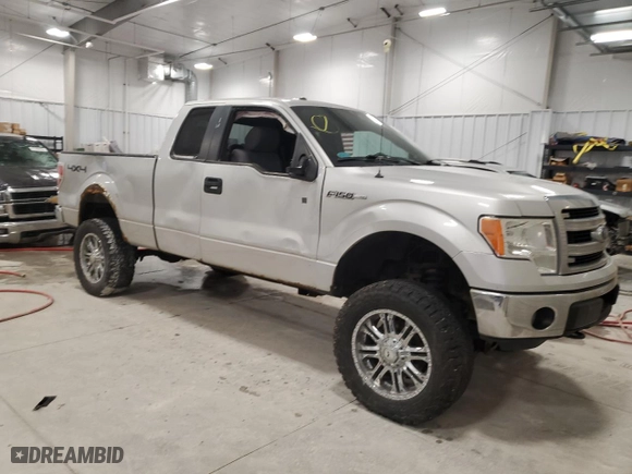 2014 Ford F-150 XL with VIN 1FTFX1EF4EFB21157, listed as a Copart auction lot 47381485 with 155,256 mi miles and Clean Title. Bid and sale history available at carsss.com. Image 4.