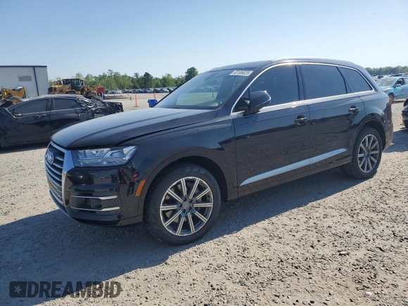 2017 Audi Q7 Premium Plus with VIN WA1LAAF71HD051770, listed as a Copart auction lot 53106825 with 88,833 mi miles and Salvage title. Bid and sale history available at DreamBid. Image 1.