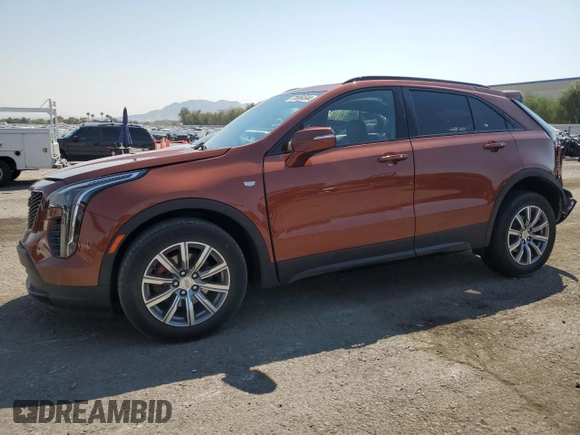 2021 Cadillac XT4 FWD Sport with VIN 1GYFZER49MF057541, listed as a Copart auction lot 70654544 with 35,441 mi miles and Non Repairable. Bid and sale history available at DreamBid. Image 1.