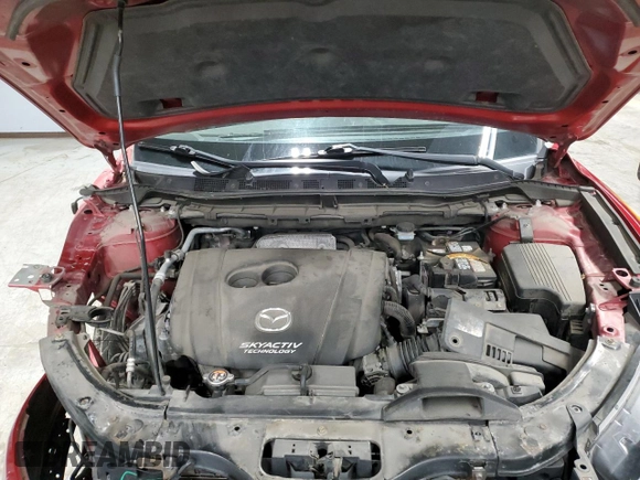 2016 Mazda CX-5 Touring z VIN JM3KE4CY6G0647362, wystawiony jako Copart lot #58081855 z przebiegiem 86 372 mil mil oraz Szkoda całkowita • Salvage title. Historia ofert i sprzedaży dostępna na DreamBid. Obrazek 12.
