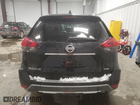 2017 Nissan Rogue S with VIN KNMAT2MV8HP562308, listed as a Copart auction lot 44606945 with Not Provided miles and Salvage Title. Bid and sale history available at carsss.com. Image 6.
