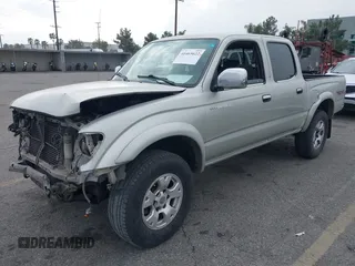 2001 Toyota Tacoma PreRunner with VIN 5TEGN92N11Z832042, listed as a IAAI auction lot 41465622 with 281,274 mi miles. Bid and sale history available at carsss.com. Image 2.