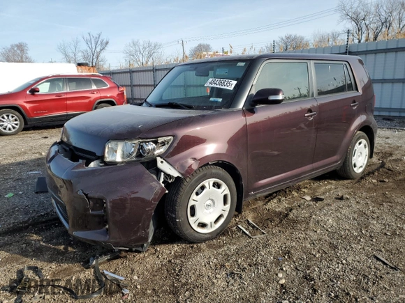 2013 Scion xB with VIN JTLZE4FE3DJ035283, listed as a Copart auction lot 48436835 with 159,093 mi miles and Salvage Title. Bid and sale history available at carsss.com. Image 1.