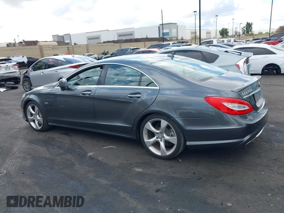 2012 Mercedes-Benz CLS 550 with VIN WDDLJ9BB1CA050374, listed as a IAAI auction lot 41883964 with 61,748 mi miles and . Bid and sale history available at DreamBid. Image 15.