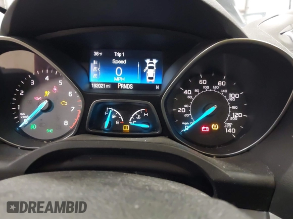 2017 Ford Escape SE with VIN 1FMCU0GD7HUB92091, listed as a IAAI auction lot 41984845 with 192,021 mi miles and . Bid and sale history available at DreamBid. Image 7.