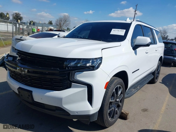 2023 Chevrolet Suburban RST with VIN 1GNSKEKLXPR236014, listed as a IAAI auction lot 41736355 with 62,279 mi miles. Bid and sale history available at carsss.com. Image 21.