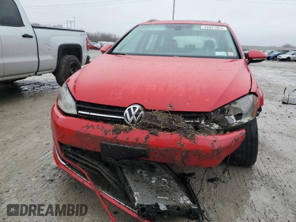 2015 Volkswagen Golf SportWagen TDI SE with VIN 3VWCA7AU3FM505246, listed as a Copart auction lot 45821964 with 98,305 mi miles. Bid and sale history available at carsss.com. Image 5.