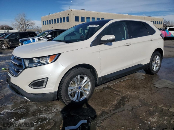 2016 Ford Edge SEL with VIN 2FMPK4J97GBC68044, listed as a Copart auction lot 41855745 with 88,338 mi miles and Salvage Title. Bid and sale history available at carsss.com. Image 1.